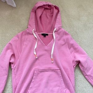 J.Crew pink hoodie